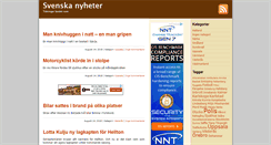 Desktop Screenshot of nyheter.infon.se