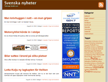 Tablet Screenshot of nyheter.infon.se